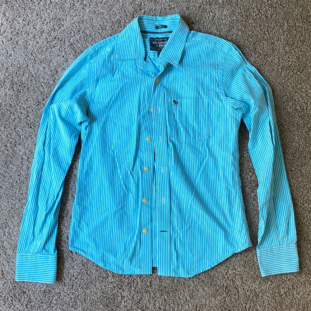 Abercrombie Striped Collared Shirt